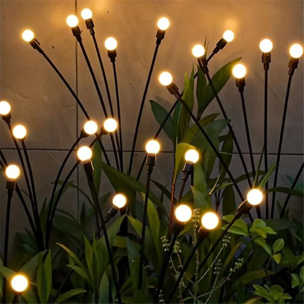 SOLAR FIREFLY LIGHTS - 10 led lights.SOLAR CHARGING WATER PROOF CHARMIBG LIGHTS