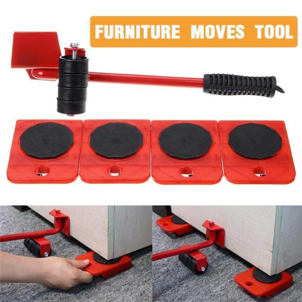 Furniture Moving Tool Heavy Object Mover Furniture Transport Lifter & Furniture Slides 4 Wheeled Mover