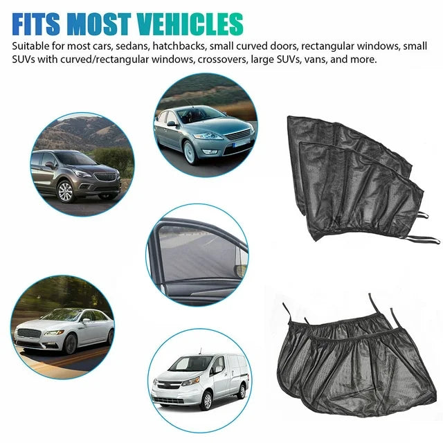 Car Window Shade - 4 Piece Set