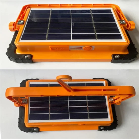 15000 MAH SOLOR POWER BANK WITH 200W LED Solar Work Light with 4 Modes, Waterproof Portable Solar Power Outdoor Working Light