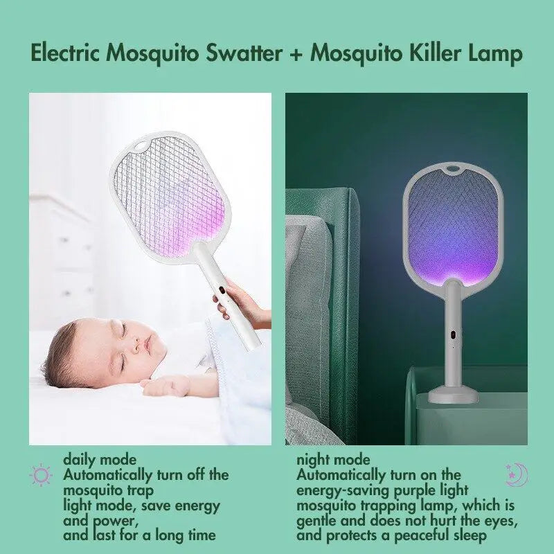 3 IN 1 LED MOSQUITO KILLER RACKET