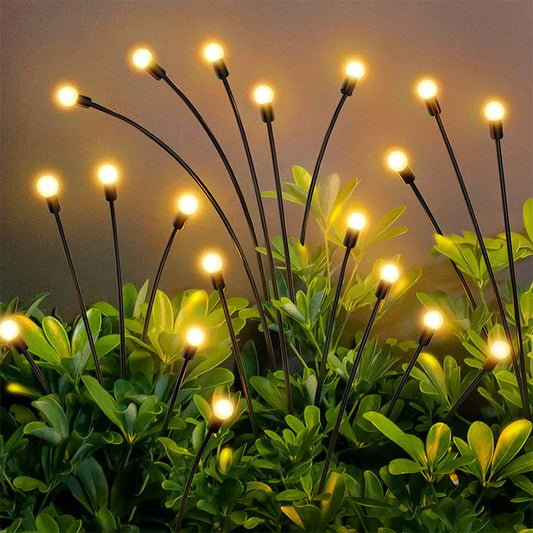 SOLAR FIREFLY LIGHTS - 10 led lights.SOLAR CHARGING WATER PROOF CHARMIBG LIGHTS