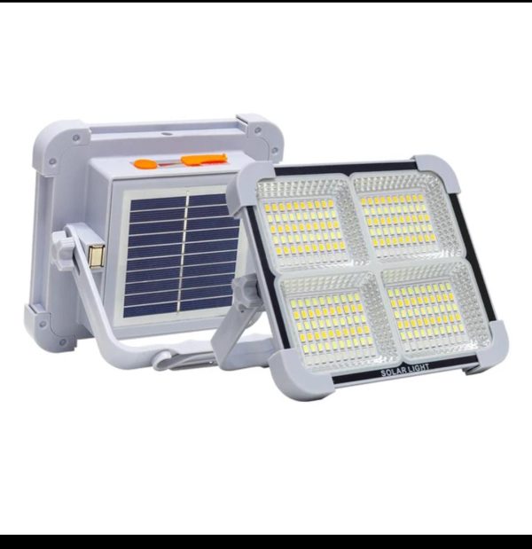 15000 MAH SOLOR POWER BANK WITH 200W LED Solar Work Light with 4 Modes, Waterproof Portable Solar Power Outdoor Working Light