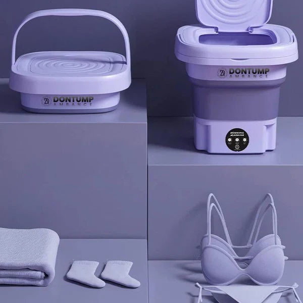 Portable Washing Machine - Mini Foldable Machine for Clothes with drier