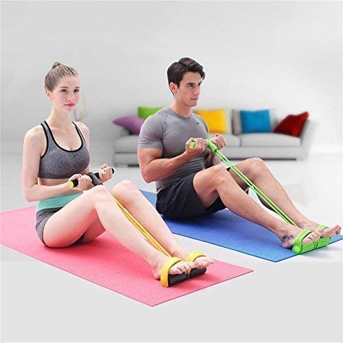 Tummy Trimmer Double Spring-Pull Rope Yoga Fitness Gym