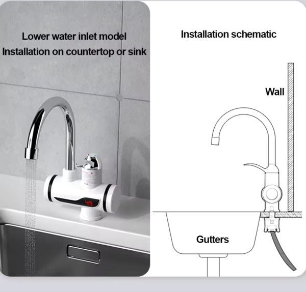 ELECTRIC WATER HEATING TAP. (BEST FOR WINTER)