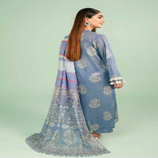 Nisha By Nishaat Lawn | Unstitched Collection 3 Pieces Casual Wear| Summer 24